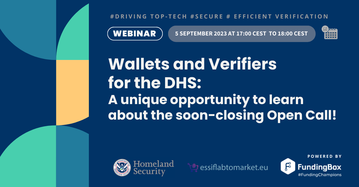 Embrace the DHS Challenge: Wallets and Verifiers.