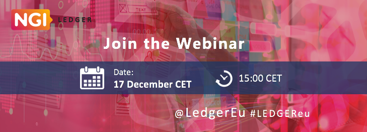 Today is the day! Meet the #LedgerEu team at their 2nd Webinar about the current #opencall. 